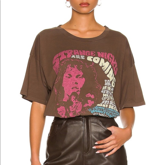 Daydreamer The Doors Strange Nights Are Coming Oversized Slouchy Merch Tee - Picture 1 of 10